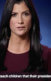 A photo of Dana Loesch, with the words, "They use their schools to teach children that their president is another Hitler," below her as a subtitle.