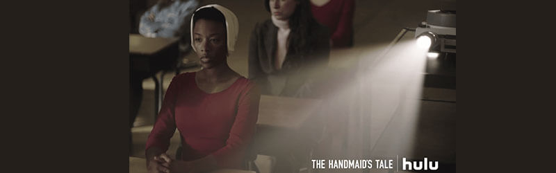 A still from the show "The Handmaid's Tale"