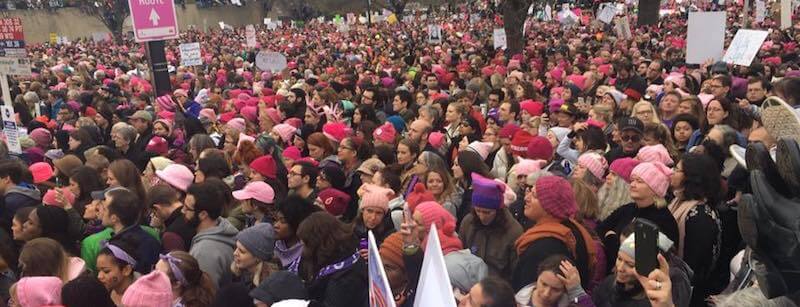 A photo from the January 2017 Women's March