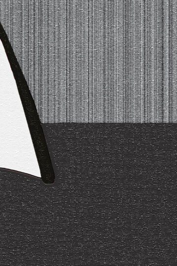 An illustration of a megaphone on the ground with a female gender symbol on it.