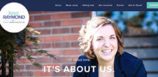 The campaign website of Josie Raymond