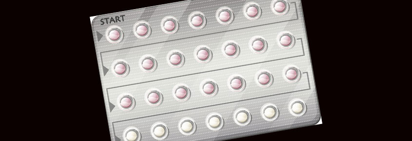 A photo of birth control pills