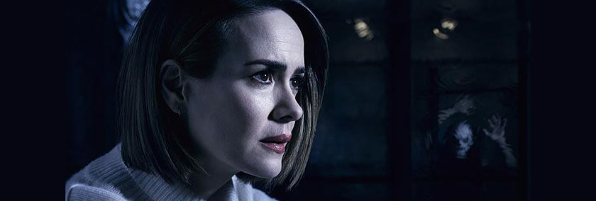 A photo of Sarah Paulson in the show "American Horror Story"