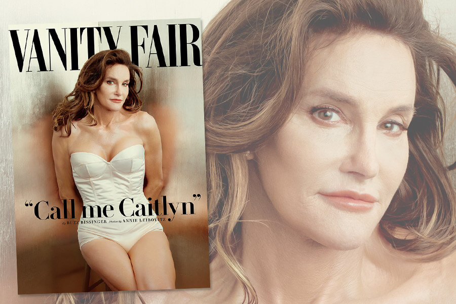 A photo of Caitlyn Jenner's Vanity Fair cover