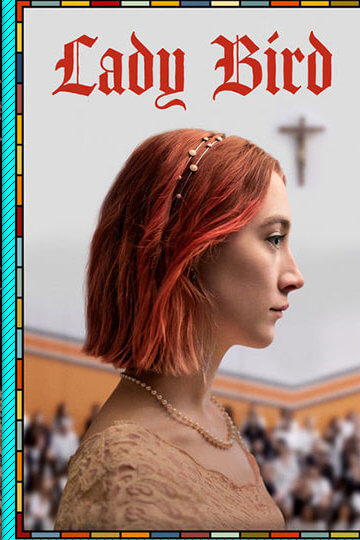 Cover posters for the movies "Mudbound," "Lady Bird," and "Wonder Woman"