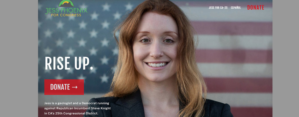 A photo of Jess Phoenix from her campaign website.