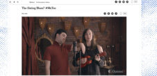 A screenshot of an article from the New York Times with the headline "The Dating Blues? #MeToo"