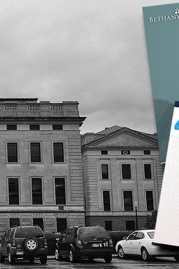 A collage of South Dakota's main government building and two websites, one with the message "Only You Can Make This Choice" and the other says "Pregnant Scared Confused: We Can Help"