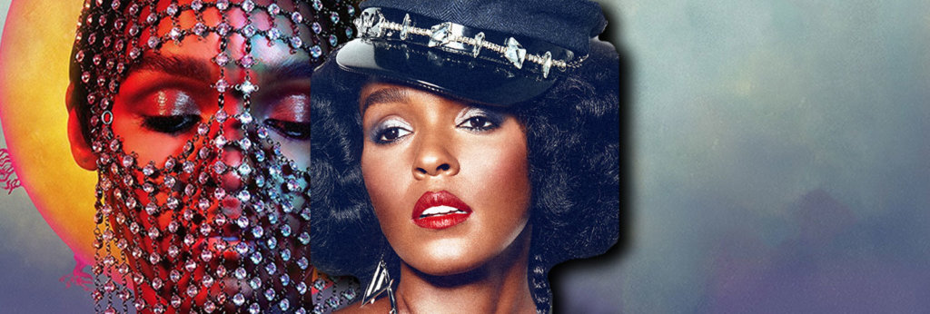 A collage of photos of Janelle Monáe
