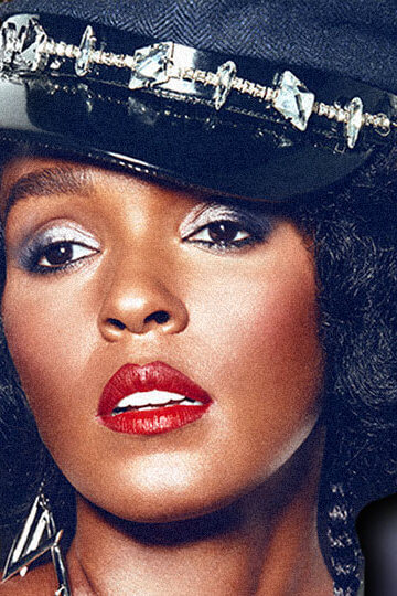 A collage of photos of Janelle Monáe