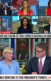 Screenshots of Trump coverage at MSNBC and CNN. Headlines are, "Russia's Threat Against American Democracy," "Trump Spends Big Chunk of CPAC speech ranting on media," "Trump hints at DOJ targeting his opponent – an illegal act," "Trump won't attend WH correspondent's dinner," "Joe and Mika respond to the president's tweet," and "Trump: Some News Outlets Are "Enemy" Of The People.