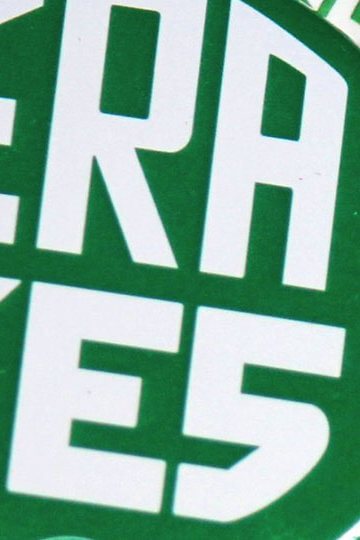 A photo of buttons that say "Era Yes" on them.