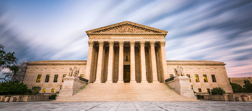 A photo of the U.S. Supreme Court building