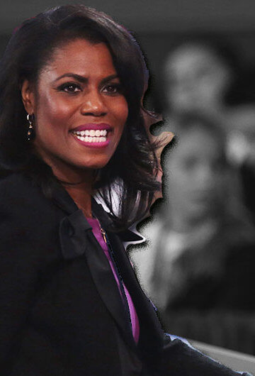 A photo of Omarosa Manigault Newman, a Black woman