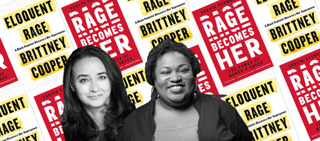 The cover of the book "Rage Becomes Her"
