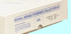 A photo of a rape kit.