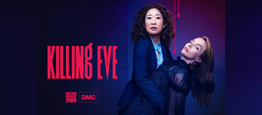 A still form a promotional shot from the series "Killing Eve."