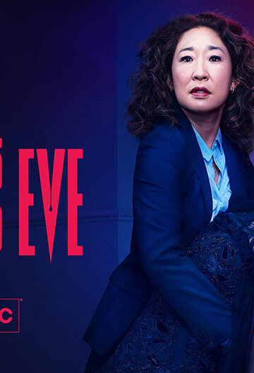 A still form a promotional shot from the series "Killing Eve."