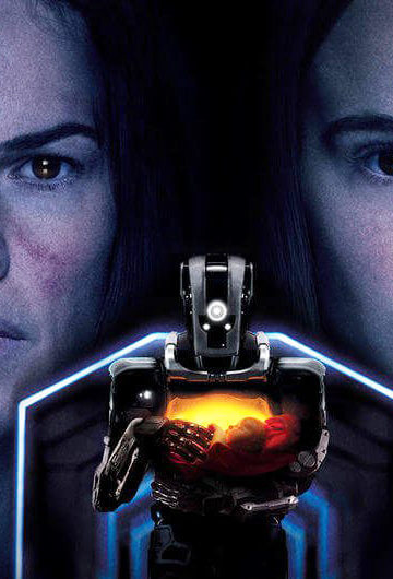 A promotional still of two white woman from the film "I Am Mother"