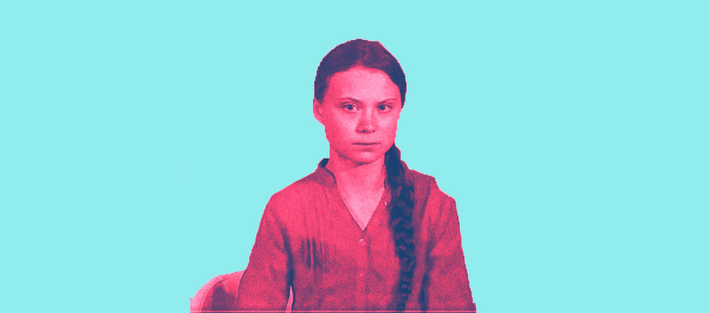 A photo of Greta Thunberg