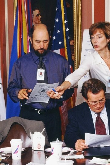 A still from the show "West Wing"
