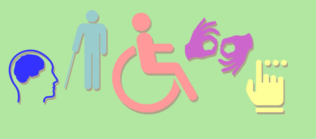 Image of various disability icons