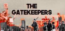 A collage of Black and white people with the title "The Gatekeepers" on it.