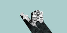 image of vials and a syringe
