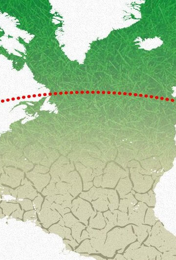 A map with travel lines from Bosnia to Palm Springs