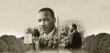 a collage of images of Martin Luther King, jr