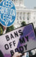 A photo from a protest with signs that say, "Keep Abortion Legal" and "Bans Off My Body." Illustrations of the central image are on the left and right.