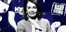 Nancy Pelosi the speaker of the house smiling